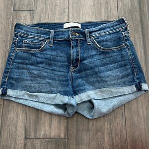 Abercrombie &‎ Fitch Mid Rise Jean Shorts Womens Size 28